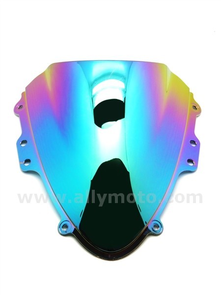 Suzuki GSXR 600 750 Iridium Rainbow Double Bubble Windscreen Shield 2004-2005-2 Suzuki GSXR 600 750 Iridium Rainbow Double Bubble Windscreen Shield 2004-2005-2